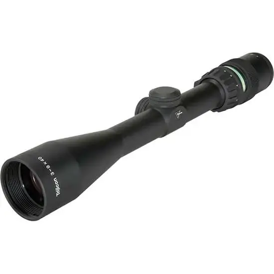 Trijicon 200005 AccuPoint 3-9x 40mm Obj 33.80-11.30 ft @ 100 yds FOV 1" Tube Matte Black Finish Illuminated Mil-Dot Crosshair/Green Dot