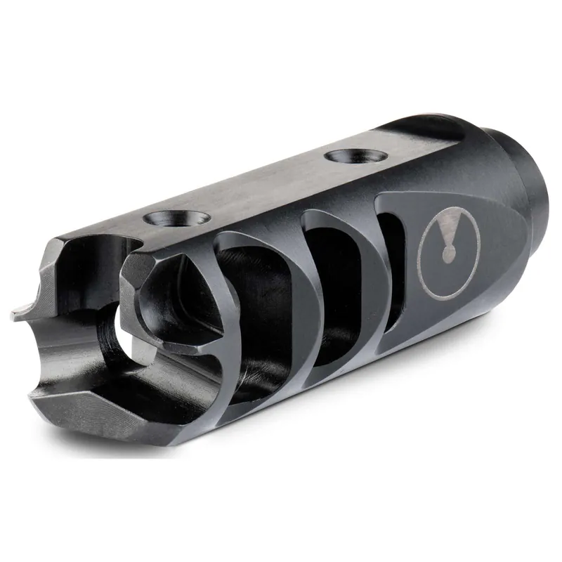ULTRADYNE UD10670 Mercury Compensator 223 Rem,5.56x45mm NATO Black Nitride 416 Stainless Steel 1/2"-28 tpi