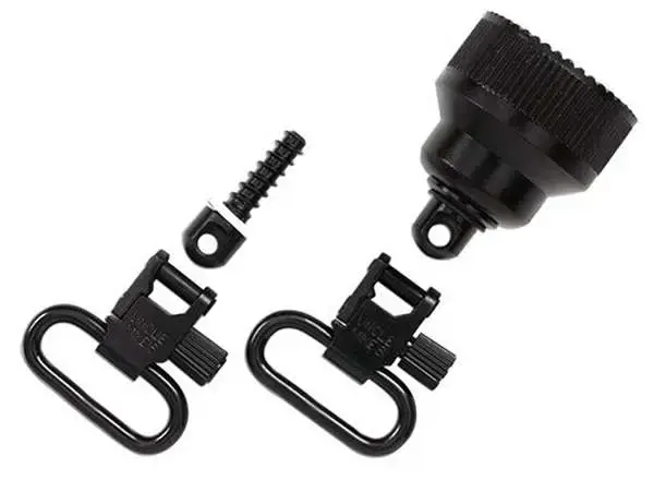 Uncle Mikes 18112 Shotgun Swivels 1" Black Mossberg 590/835