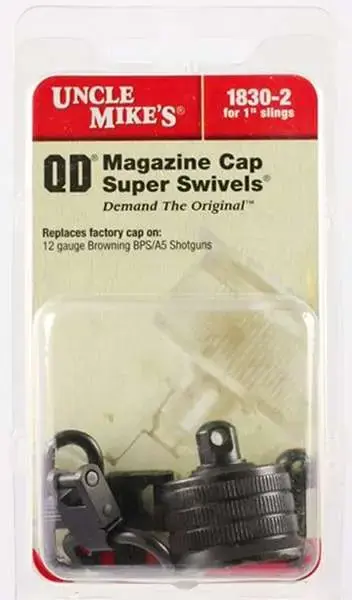 Uncle Mikes 18302 Shotgun Swivels1" Black Browning A5 12 Gauge