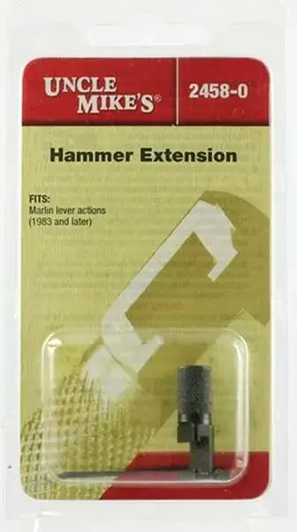 Uncle Mikes 2458 Hammer Extension Marlin (1983 or later) Lever Black Steel