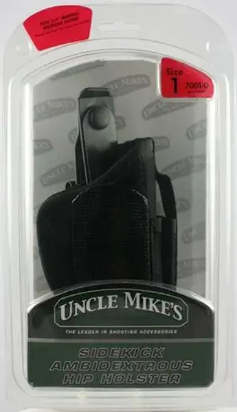 Uncle Mikes 70010 Sidekick with Mag Pouch Belt 3-4" Med Auto Laminate Black