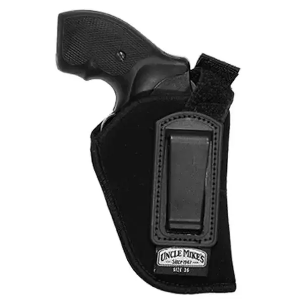 Uncle Mikes 7636 Inside The Pants with Retention Strap 2" Sm Frame 5-Shot Revolver Nylon Black