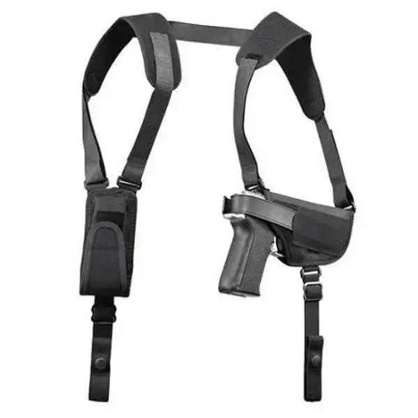 Uncle Mikes 77160 Pro Pack Horizontal Shoulder 3.25-3.75" Med/Lg Auto Nylon Black