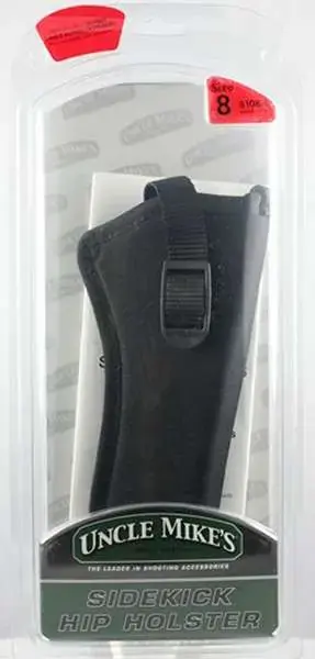 Uncle Mikes 81081 Sidekick Belt 5.5-6" DA & SA Revolver Nylon Black