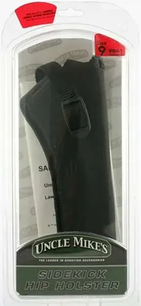 Uncle Mikes 81091 Sidekick Belt 6.5-7.5" SA Revolver Nylon Black