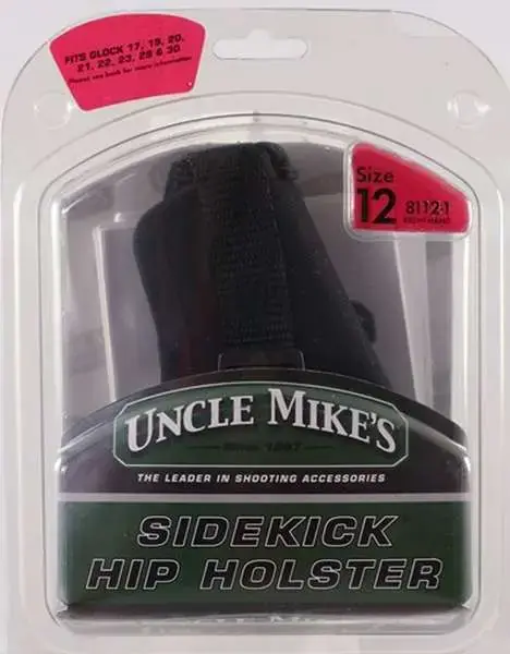 Uncle Mikes 81121 Sidekick Belt Fits Glock 26/27 Nylon Black