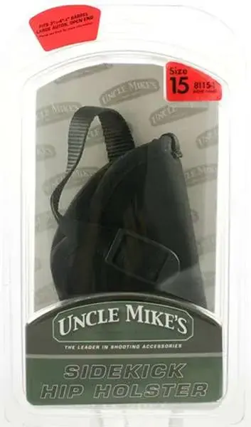 Uncle Mikes 81151 Sidekick Belt 3-4.5" Lg Auto, Open End Nylon Black