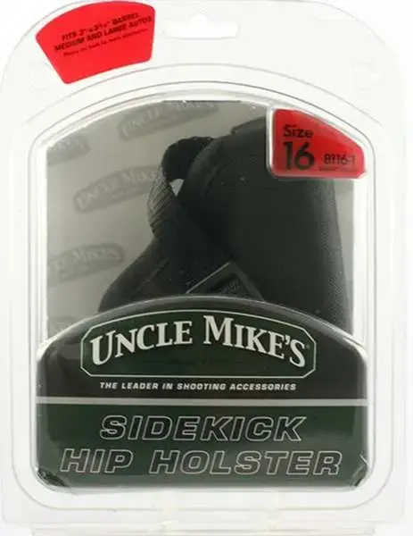 Uncle Mikes 81161 Sidekick Belt 3.25-3.75" Med/Lg Auto Nylon Black