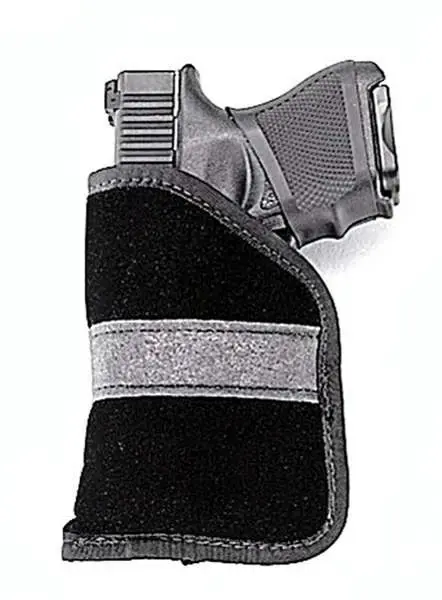 Uncle Mikes 87444 Inside The Pocket Up to 3.50"Barrel Sub-Compact 9mm/40 Auto, Most Laminate Black