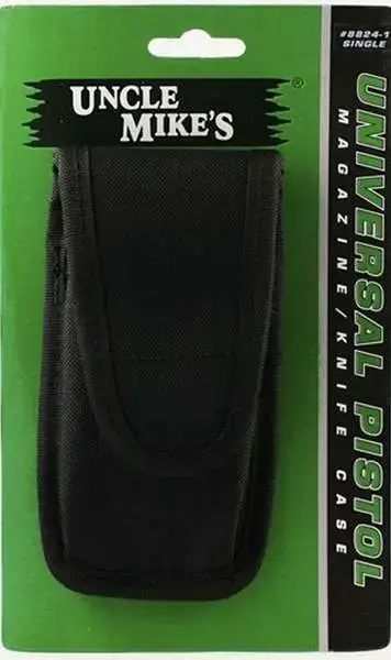 Uncle Mikes 8824 Under Cover Single 9mm/10mm/40S&W/45ACP Single Stack Nylon Black