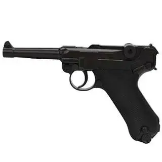 Umarex USA 2251800 Legends P.08 CO2 177 BB 21rd Black Frame Black Polymer Grip