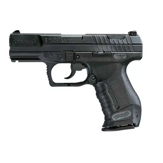 Walther Arms 2796326 P99 AS *MA Compliant 9mm Luger 4" 10+1 Black Black Polymer Grip
