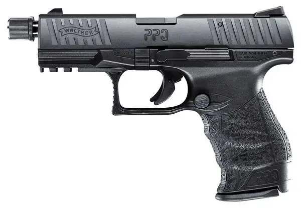 Walther Arms 5100304 PPQ Tactical 22 LR 4.60" 10+1 Black Black Polymer Grip