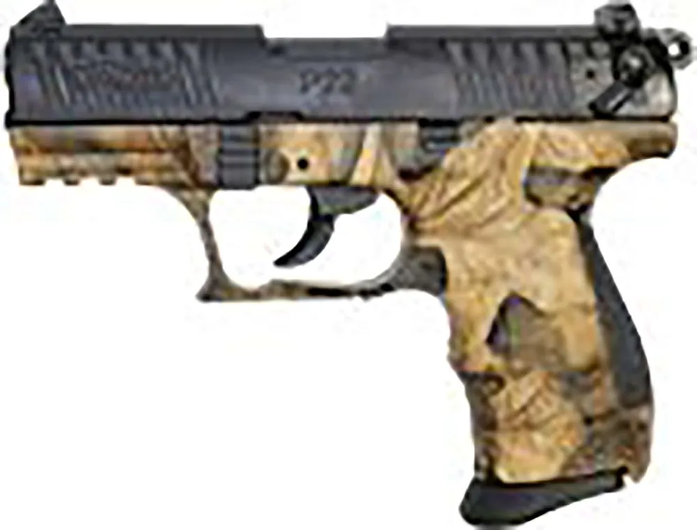 WALTHER P22Q .22LR 3.4" AS 10-SHOT CAMO POLYMER