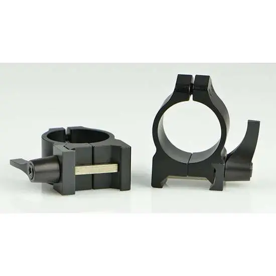Warne 200LM Maxima Quick Detach Picatinny/Weaver 1" Low Black Matte