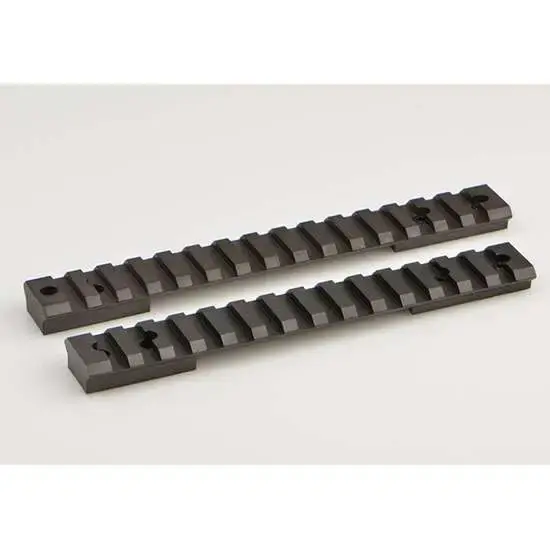 Warne M674M Tactical Rail Remington Long Action Black Matte