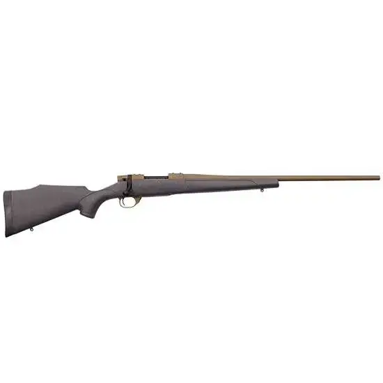 Weatherby VWB306SR4T Vanguard Weatherguard Bronze 30-06 Springfield 5+1 24" Black w/Bronze Webbing Fixed Monte Carlo Stock Bronze Cerakote Right Hand