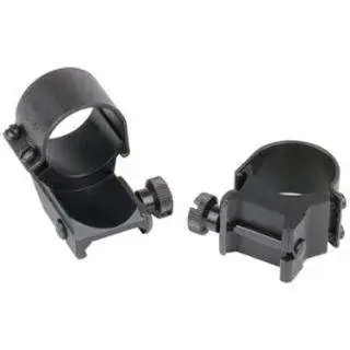 Weaver Mounts 49091 Top Mount Extension Rings Detachable 1" Medium Black Matte