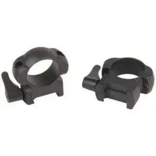 Weaver Mounts 49326 Lever Lok Detachable 1" High Black Matte