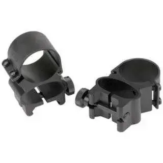 Weaver Mounts 49513 See-Thru Rings Weaver Detachable 1" Black Gloss
