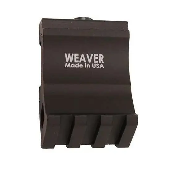 Weaver Mounts 99671 Offset Rail Adapter Aluminum Black Hardcoat Anodized