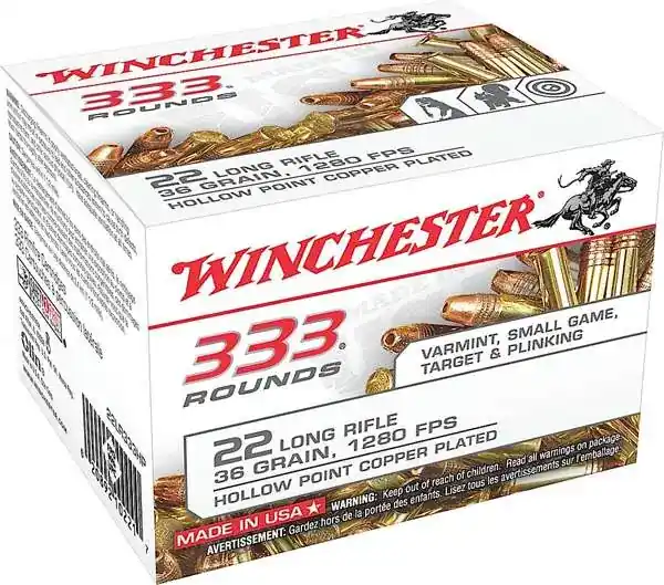 Winchester Ammunition, Rimfire, 22LR 333 Rounds