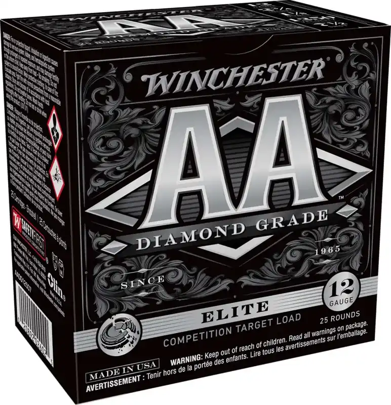 Winchester Ammo AADG12507 AA Diamond Grade 12 Gauge 2.75 1 1/8 oz 7 Shot 25 Round Box
