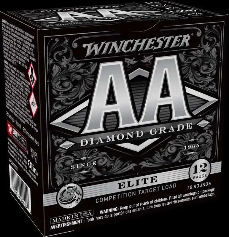 Winchester Ammo AADG13007 AA Diamond Grade 12 Gauge 2.75 1 1/8 oz 7 Shot 25 Round Box