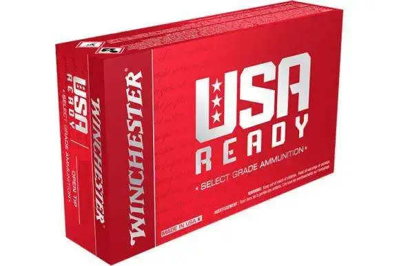Winchester Ammo RED45 USA Ready 45 ACP 230 gr Full Metal Jacket Flat Nose (FMJFN) 50 Round Box