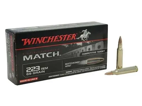 Winchester Match 223 Rem 69Gr Bo