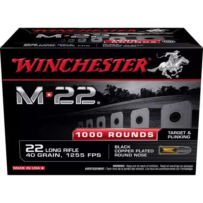 WIN 22LR M-22 40GR RN 1000/RD BULK PACK