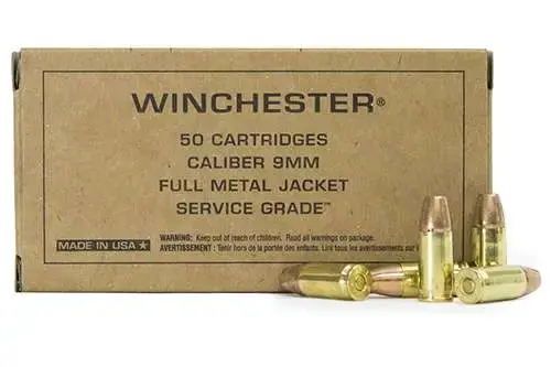 Winchester Service 9mm FMJ 115 G