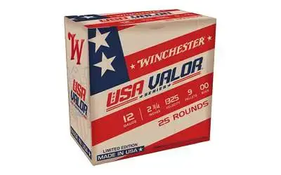 WIN USA VALOR 12GA 23/4 00BK 25BX