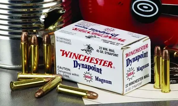 Winchester Ammo USA22M USA Dynapoint 22 Mag 45 gr Copper Plated Hollow Point (CPHP) 50 Round Box