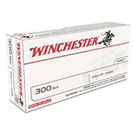 Winchester Ammo USA300BLK USA 300 Blackout 125 gr Open Tip Range 20 Round Box