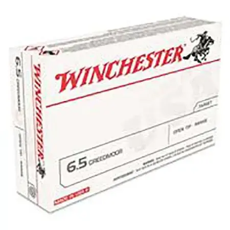 Winchester Ammo USA65CM USA 6.5 Creedmoor 125 gr Open Tip Range 20 Round Box