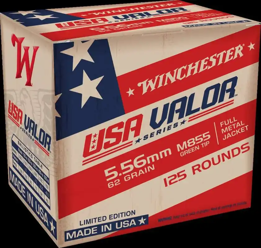 Winchester 5.56 62gr FMJ M855 12