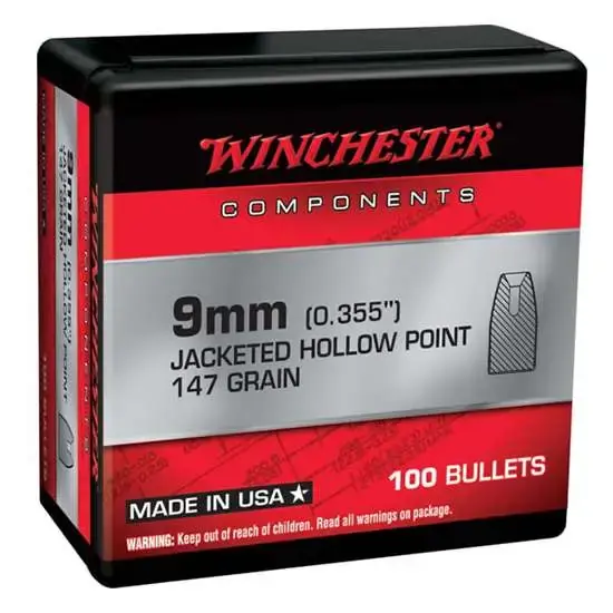 WIN WB9JHP147X BUL 9SUB 147 JHP RETAIL 100/10