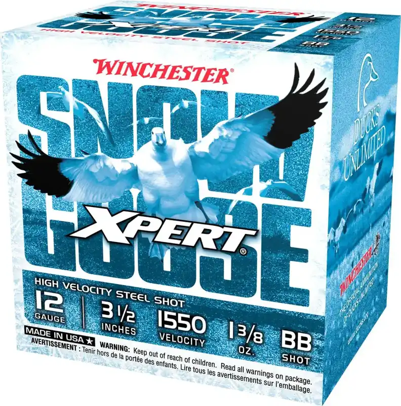 Winchester Ammo WXS12LBB Xpert Snow Goose High Velocity 12 Gauge 3.50 1 3/8 oz BB Shot 25 Round Box