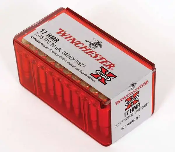 Winchester Ammo X17HMR1 Super-X 17 HMR 20 gr Jacketed Hollow Point (JHP) 50 Round Box