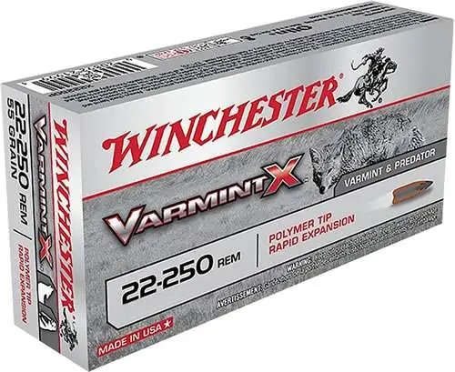 Winchester Ammo X22250PLF Varmint X 22-250 Rem 38 gr Lead-Free 20 Round Box