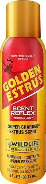 WRC DEER LURE GOLDEN ESTRUS SCENT REFLEX TECH 3OZ AEROSOL