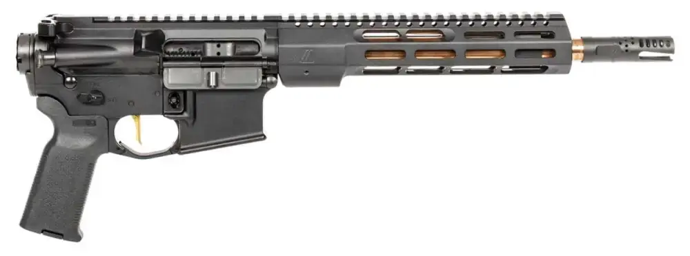 ZEV AR15CE556105B Core Elite 5.56 NATO 10.50" 30+1 Black Hard Coat Anodized Black SBA3 Pistol Brace Stock Black Magpul MIAD Grip