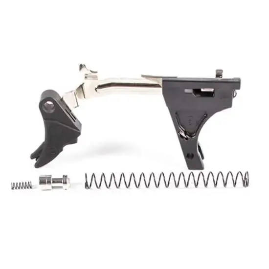 ZEV CFTPRODRP3G9BB Pro Trigger Drop-In Kit with Black Safety Compatible with Glock 17, 17L, 19, 26, 34 Gen 1-3 Curved