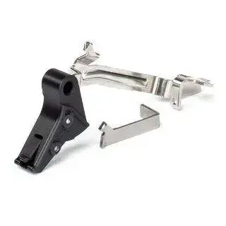 ZEV FFTPROBARSMBB Pro Trigger BAR Kit with Black Safety Compatible with Glock 17, 17L,19, 22, 23, 26, 27, 31-33, 35 Gen 1-4 Flat