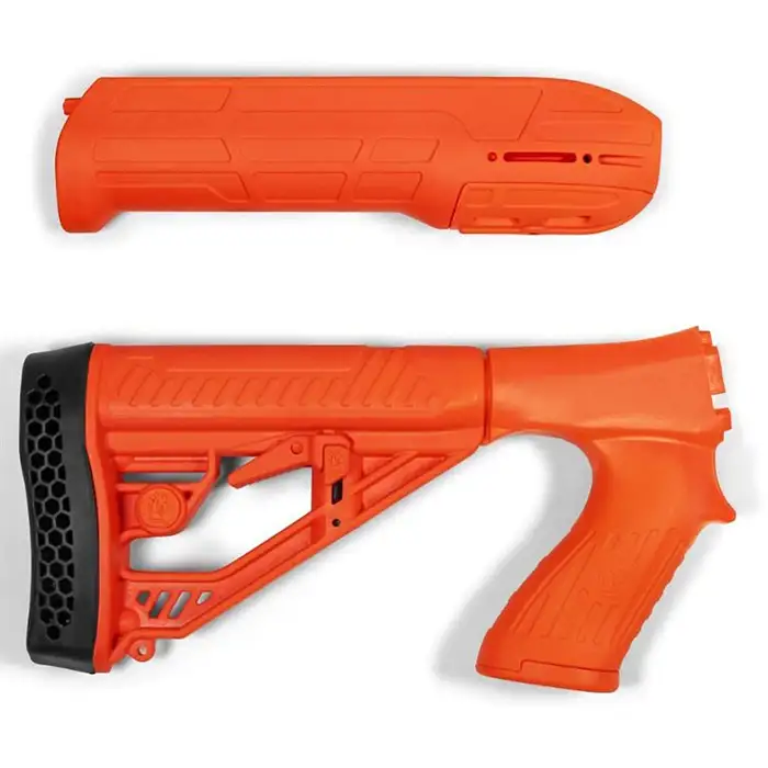 ADAPTIVE TACTICAL EX PERFORMANCE ADJ STOCK W / FOREND REM 870, 12GA LESS LETHAL ORANGE