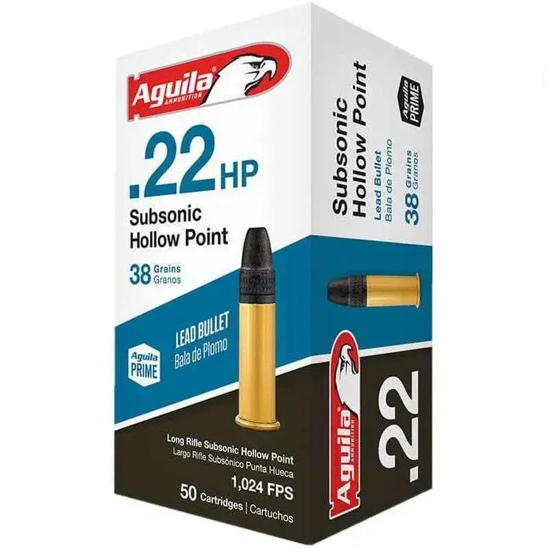 Aguila .22HP Subsonic 38gr