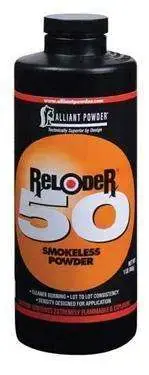Alliant RELODER50 Reloder 50 Smokeless Rifle Powder 1 lb