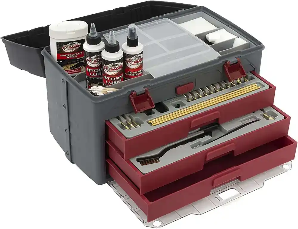 ALLEN KROME ULTIMATE GUN CLEANING KIT 66PEICES TOOLBOX INCLUDED TACTICAL/HANDGUN